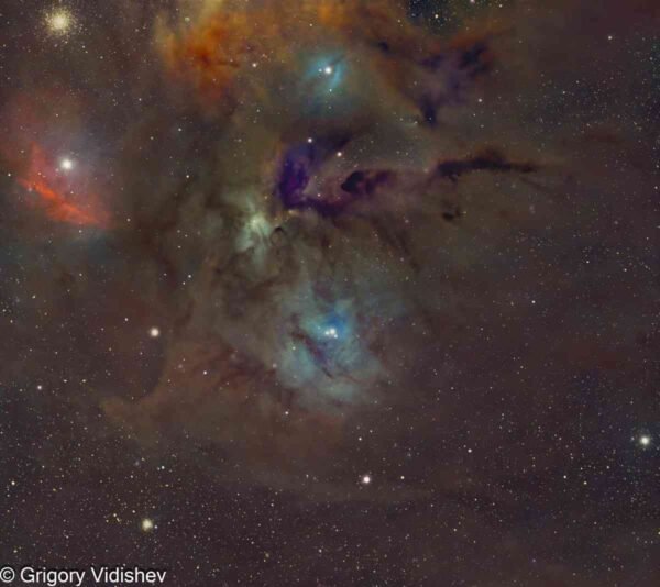 IC 4604 Rho Ophiuchi Nebula Complex