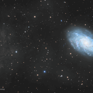 M33 Triangulum Galaxy and Neighboring Dust
