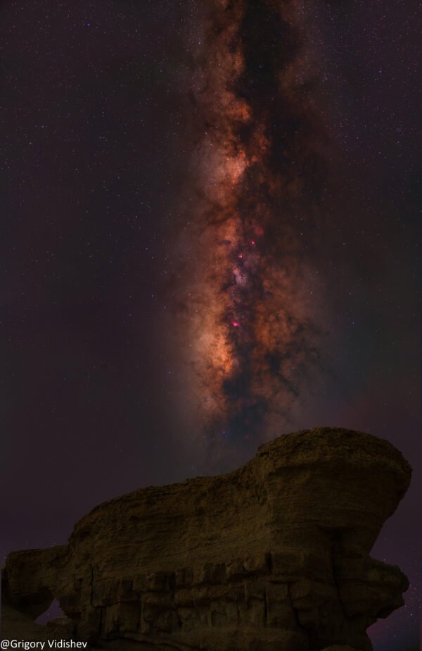 Milky Way With The Gap Rock